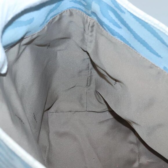 FENDI Tote Bag Canvas Light Blue Auth bs25841 - Picture 10 of 16